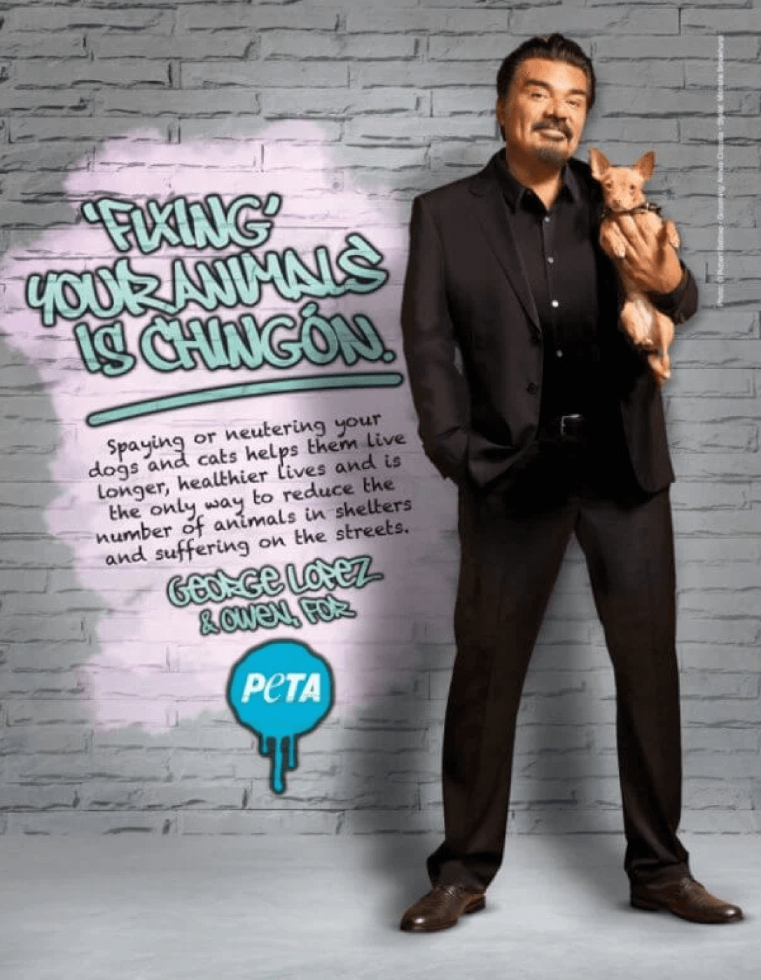 george lopez peta ad